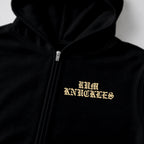 RUM KNUCKLES RK EAGLE BIKER Zip Hoodie - Black - detail