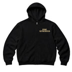 RUM KNUCKLES RK EAGLE BIKER Zip Hoodie - Black - front