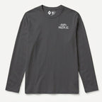 RUM KNUCKLES WEST COAST Long Sleeve Tee - Charcoal - front