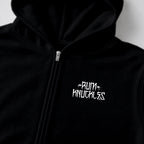 RUM KNUCKLES WEST COAST Zip Hoodie - Black - detail