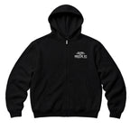 RUM KNUCKLES WEST COAST Zip Hoodie - Black - front