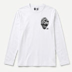 RUM KNUCKLES GORILLA TACTICS Long Sleeve Tee - White - front