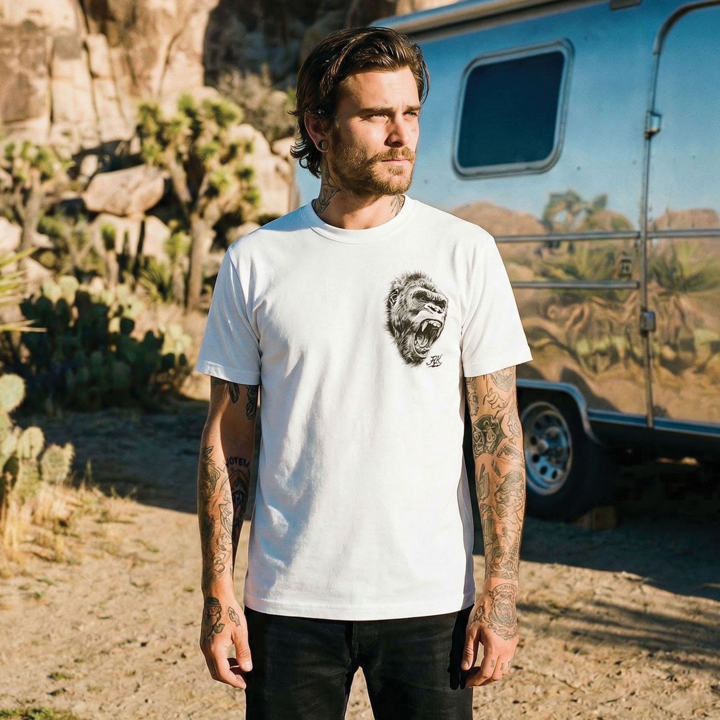 Rum Knuckles GORILLA TACTICS T-SHIRT