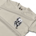 RUM KNUCKLES SKULL SNAKE Long Sleeve Tee - Ecru - detail