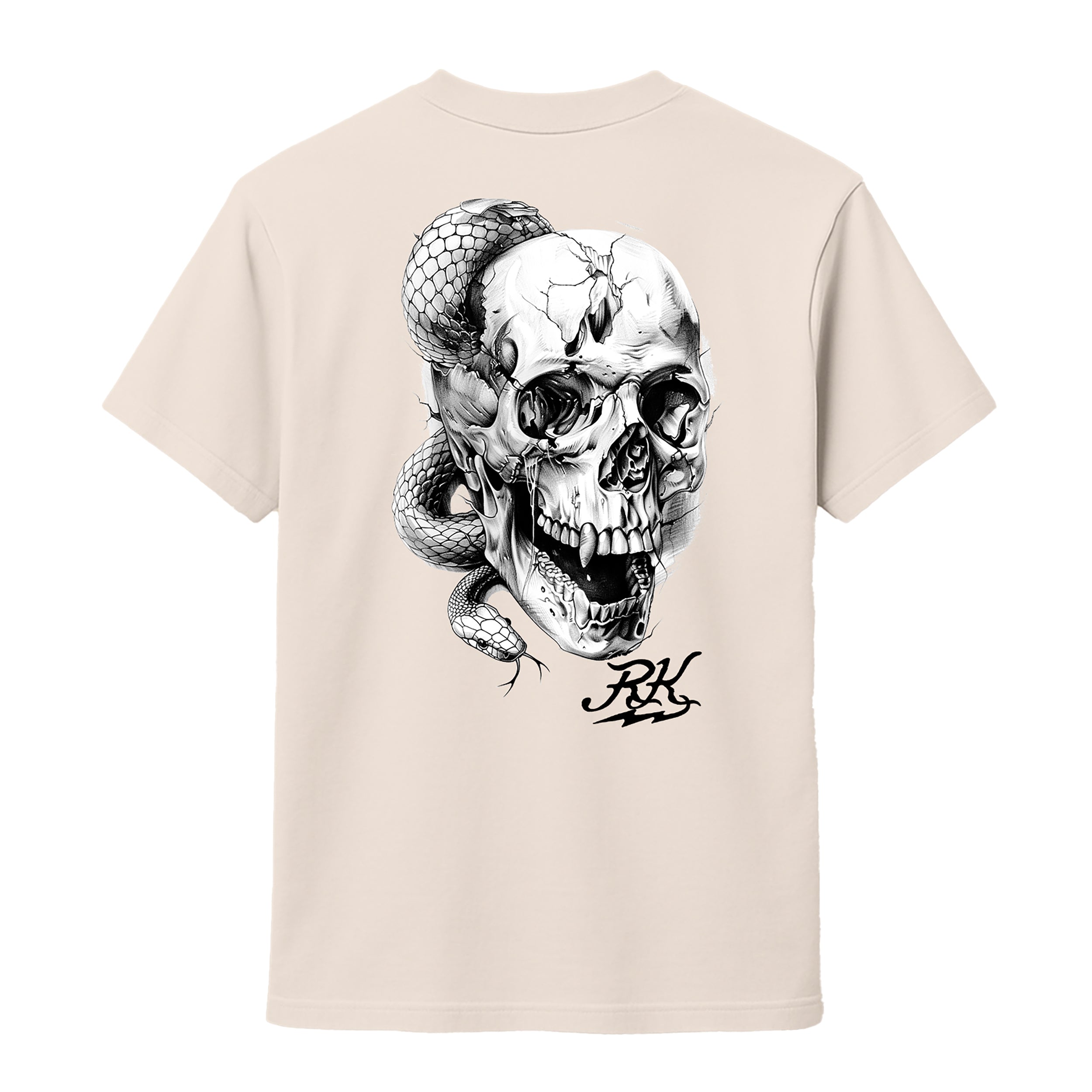 RUM KNUCKLES SKULL SNAKE T-Shirt