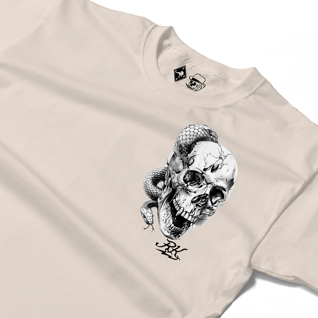 RUM KNUCKLES SKULL SNAKE T-Shirt