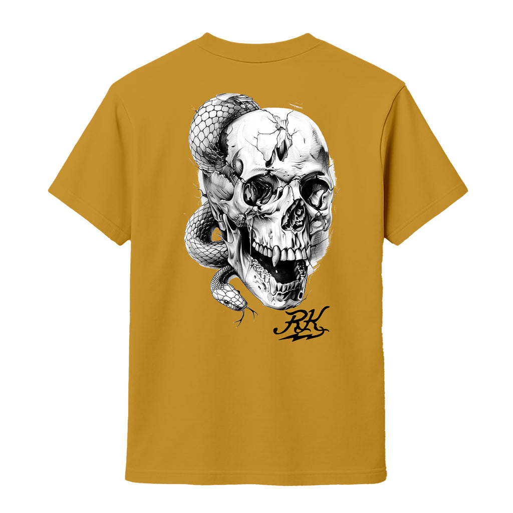 RUM KNUCKLES SKULL SNAKE T-Shirt