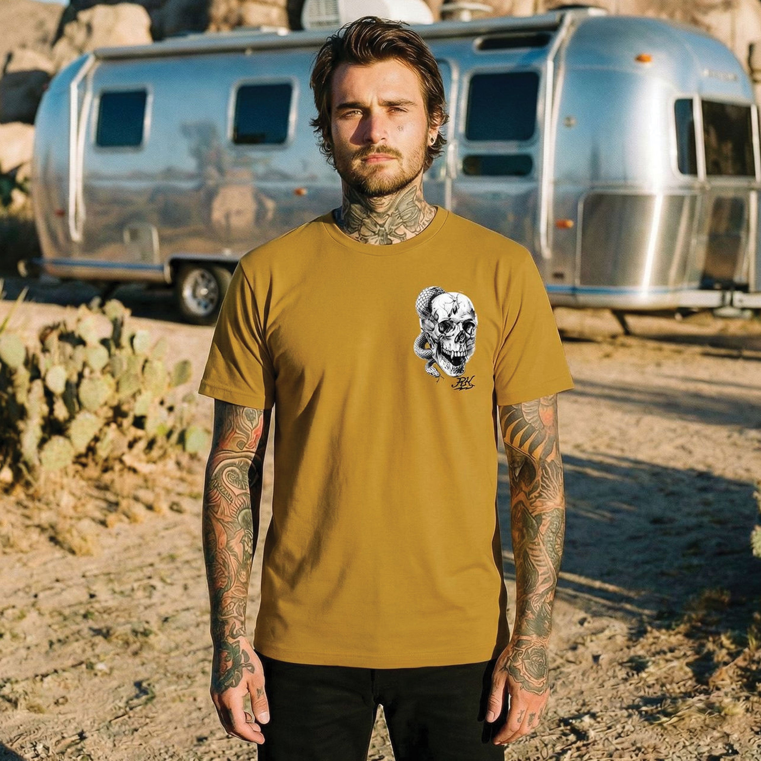 Rum Knuckles SKULL SNAKE T-SHIRT