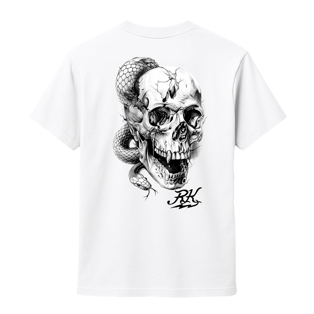 RUM KNUCKLES SKULL SNAKE T-Shirt