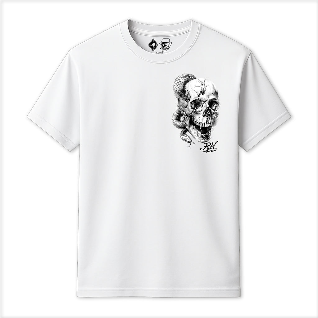 RUM KNUCKLES SKULL SNAKE T-Shirt