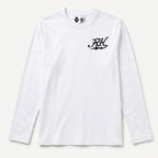 RUM KNUCKLES GHOST RIDER Long Sleeve Tee - White - front
