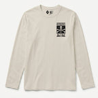 RUM KNUCKLES BAR & GRILL Long Sleeve Tee - Ecru - front