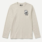 RUM KNUCKLES CROSS BONES Long Sleeve Tee - Ecru - front