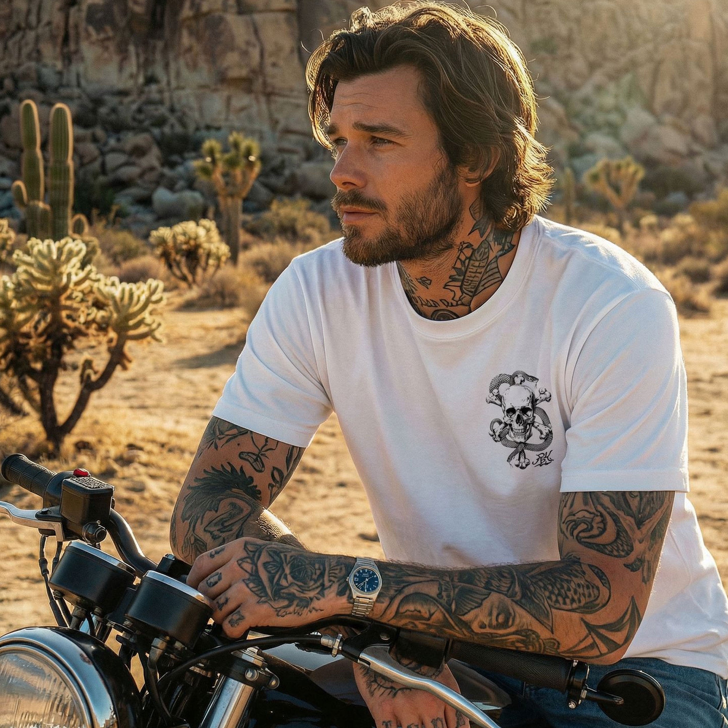 Rum Knuckles CROSS BONES T-SHIRT