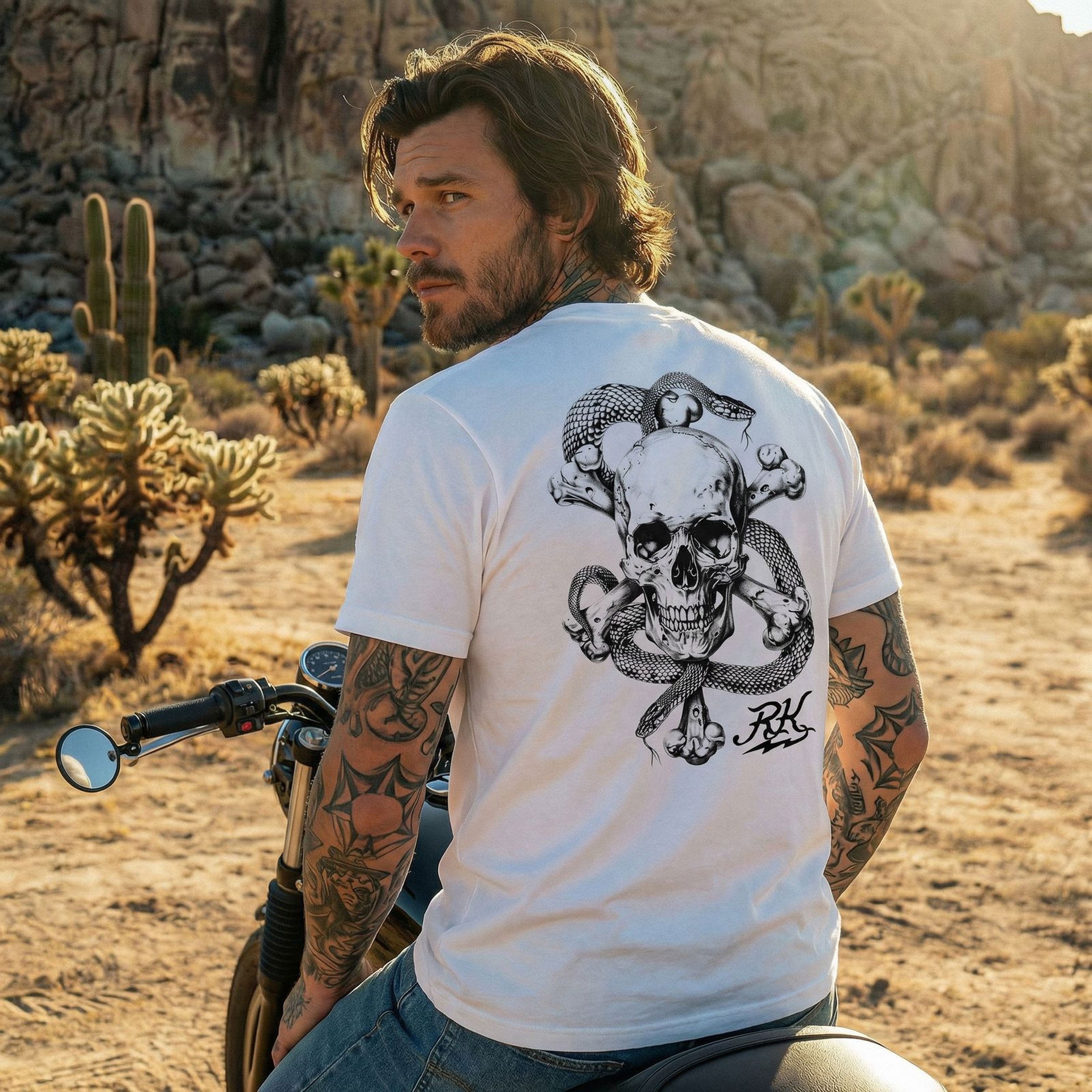 Rum Knuckles CROSS BONES T-SHIRT