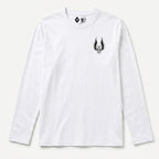 RUM KNUCKLES WINGS Long Sleeve Tee - White - front