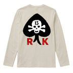 RUM KNUCKLES RK SPADE 13 Long Sleeve Tee - Ecru - back