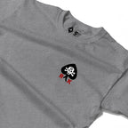 RUM KNUCKLES RK SPADE 13 Long Sleeve Tee - Heather Grey - detail