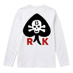 RUM KNUCKLES RK SPADE 13 Long Sleeve Tee - White - back
