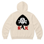 RUM KNUCKLES RK SPADE 13 Zip Hoodie - Ecru - back