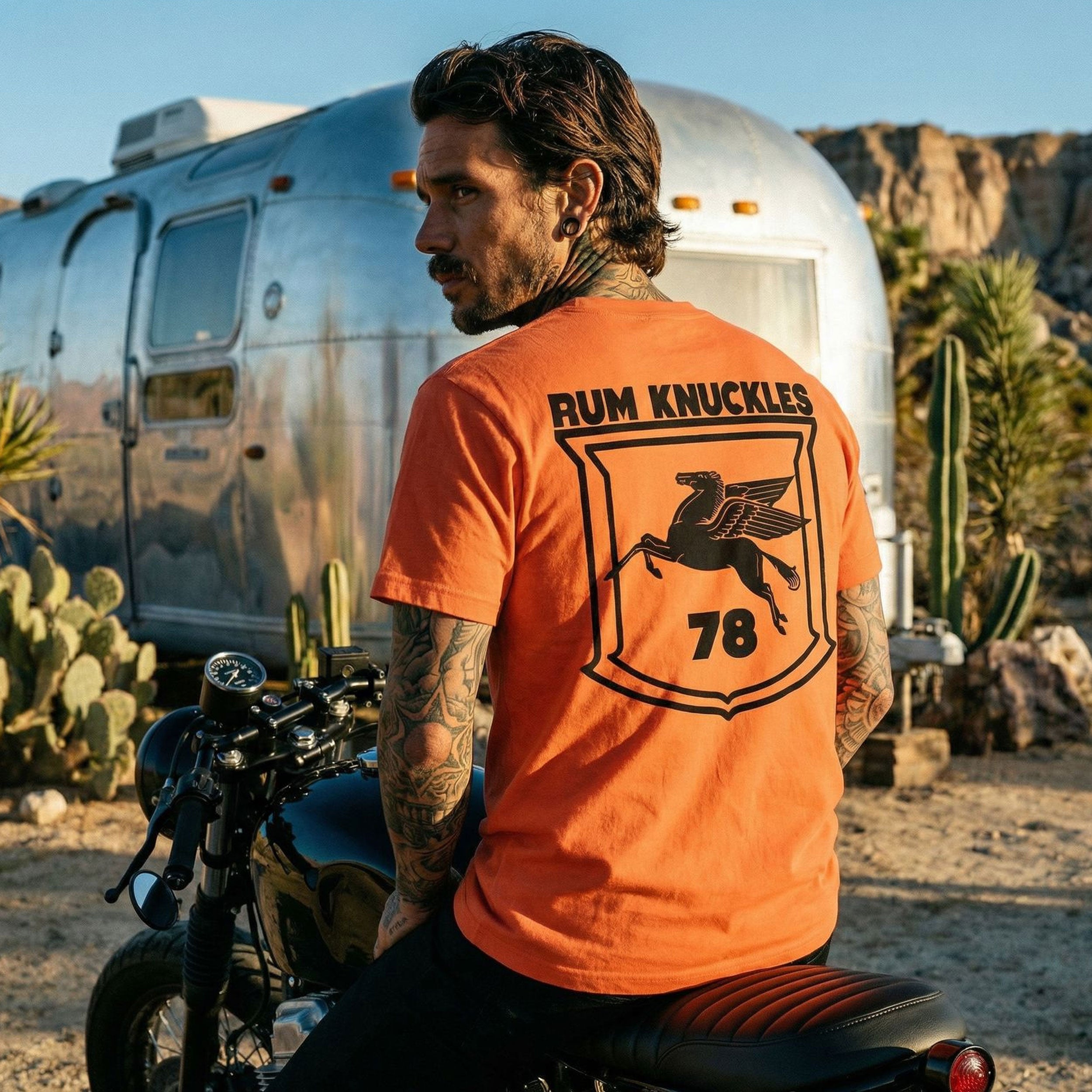 Rum Knuckles FLYING HORSE T-SHIRT