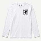 RUM KNUCKLES FLYING HORSE Long Sleeve Tee - White - front