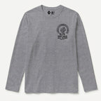 RUM KNUCKLES BORN AGAIN Long Sleeve Tee - Heather Grey - front