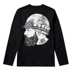 RUM KNUCKLES SOLDIER Long Sleeve Tee - Black - back