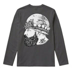 RUM KNUCKLES SOLDIER Long Sleeve Tee - Charcoal - back