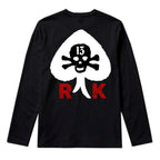 RUM KNUCKLES RK SPADE 13 Long Sleeve Tee - Black - back