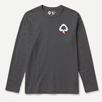 RUM KNUCKLES RK SPADE 13 Long Sleeve Tee - Charcoal - front