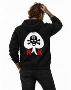 RUM KNUCKLES RK SPADE 13 Zip Hoodie - Black - model back