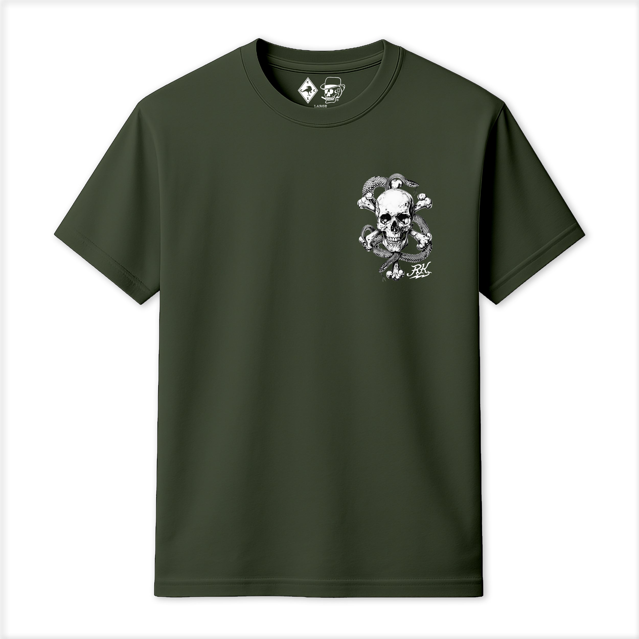 RUM KNUCKLES CROSS BONES T-Shirt