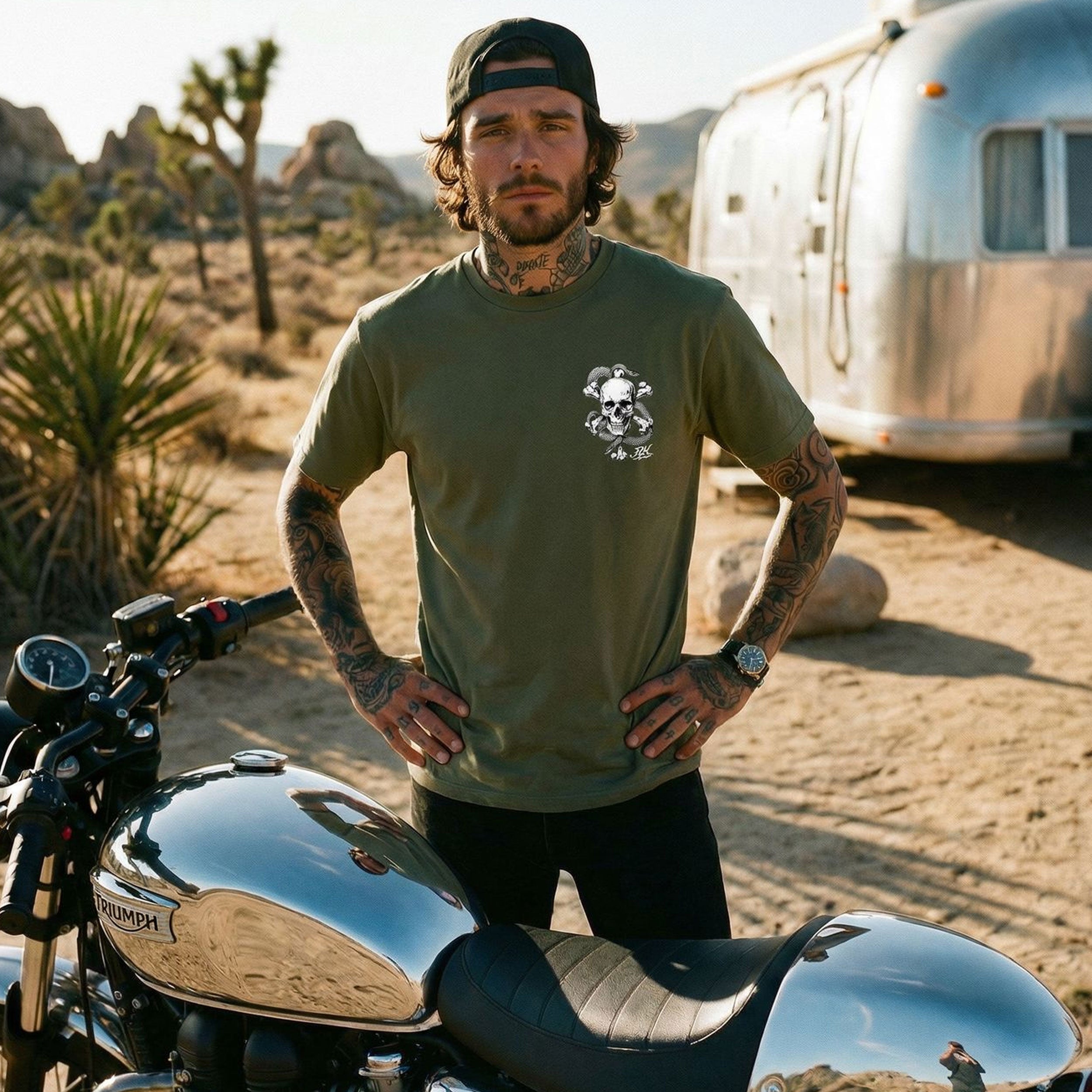 RUM KNUCKLES CROSS BONES T-Shirt