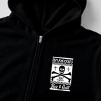 RUM KNUCKLES BAR & GRILL Zip Hoodie - Black - detail