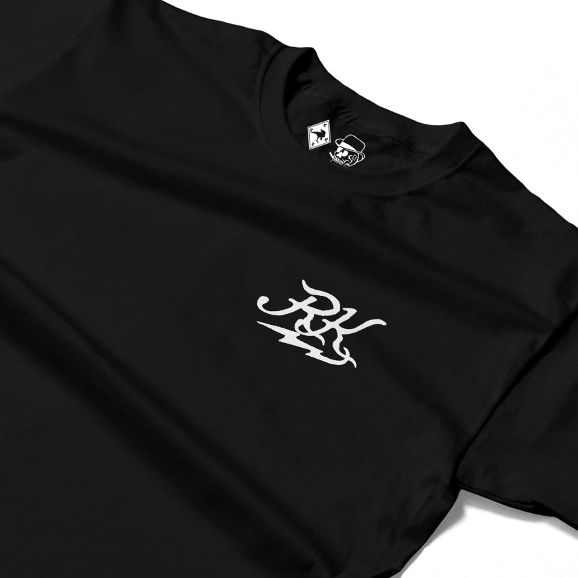 RUM KNUCKLES GHOST RIDER Long Sleeve Tee - Black - detail