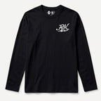 RUM KNUCKLES GHOST RIDER Long Sleeve Tee - Black - front