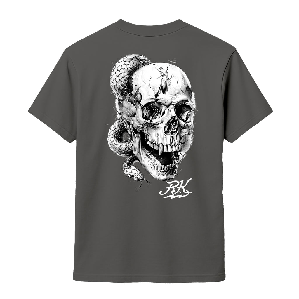 RUM KNUCKLES SKULL SNAKE T-Shirt