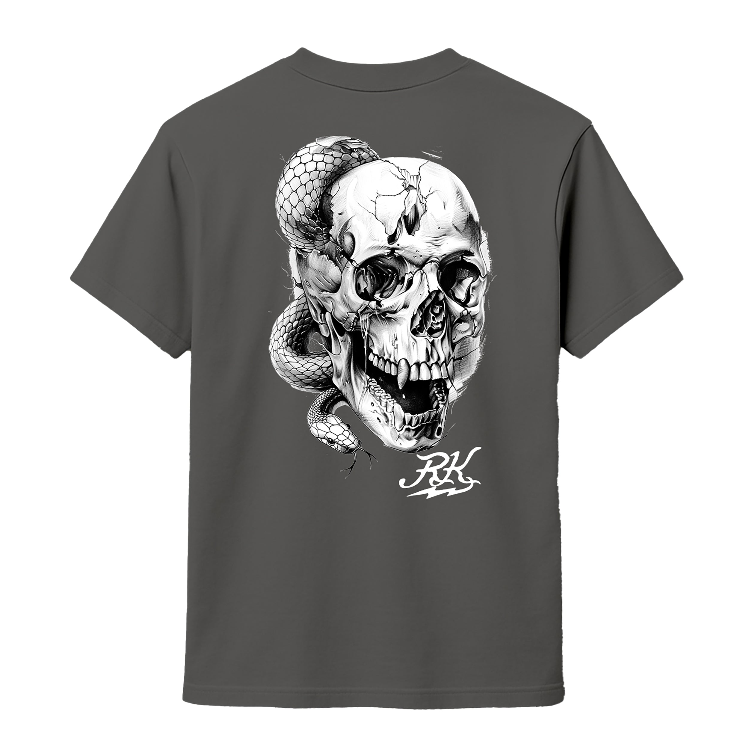 RUM KNUCKLES SKULL SNAKE T-Shirt