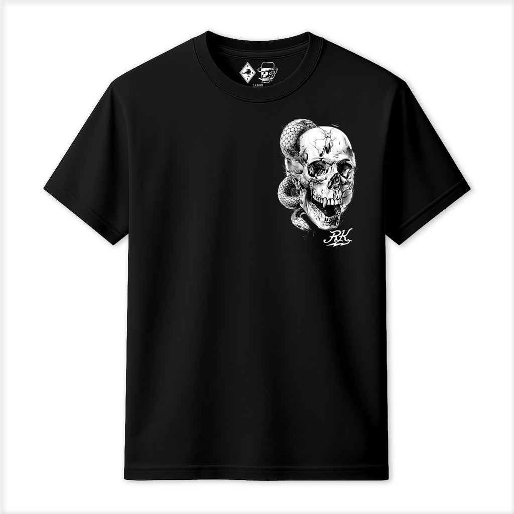 RUM KNUCKLES SKULL SNAKE T-Shirt