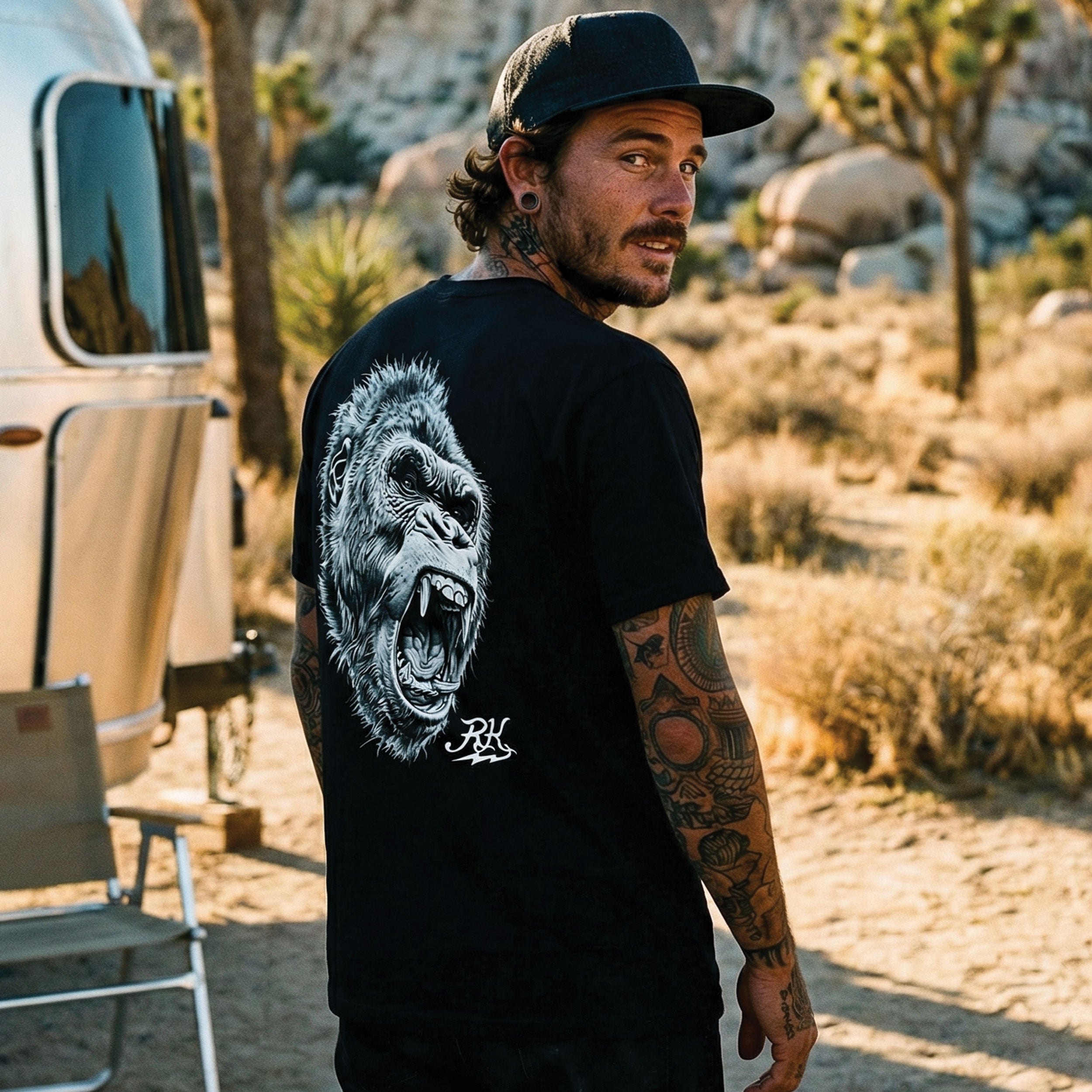 Rum Knuckles GORILLA TACTICS T-SHIRT