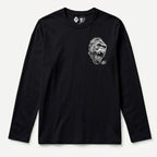 RUM KNUCKLES GORILLA TACTICS Long Sleeve Tee - Black - front