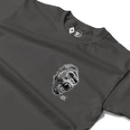 RUM KNUCKLES GORILLA TACTICS Long Sleeve Tee - Charcoal - detail