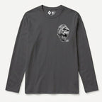 RUM KNUCKLES GORILLA TACTICS Long Sleeve Tee - Charcoal - front
