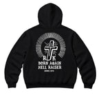 RUM KNUCKLES BORN AGAIN Zip Hoodie - Black - back