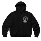 RUM KNUCKLES BORN AGAIN Zip Hoodie - Black - front