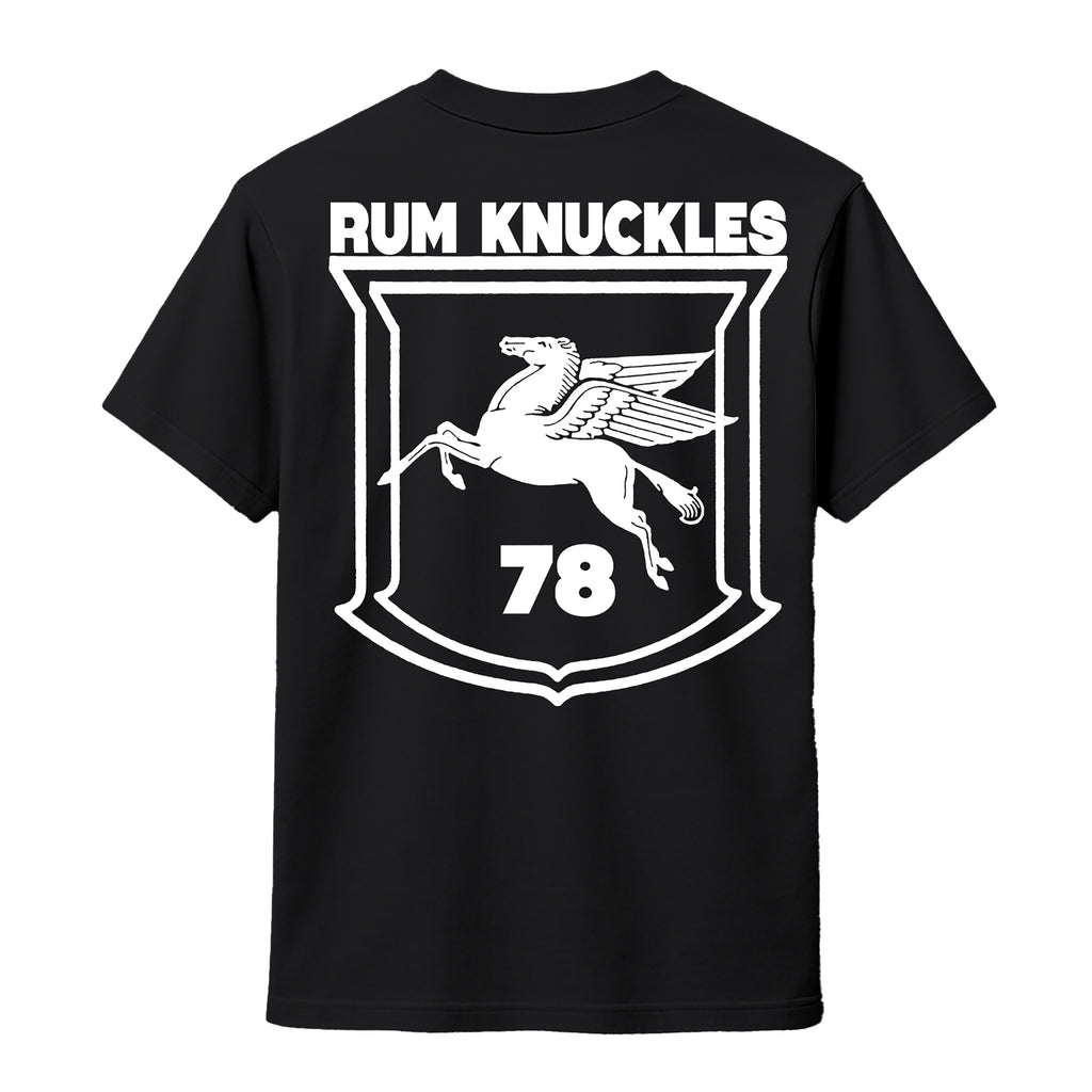Rum Knuckles FLYING HORSE T-SHIRT