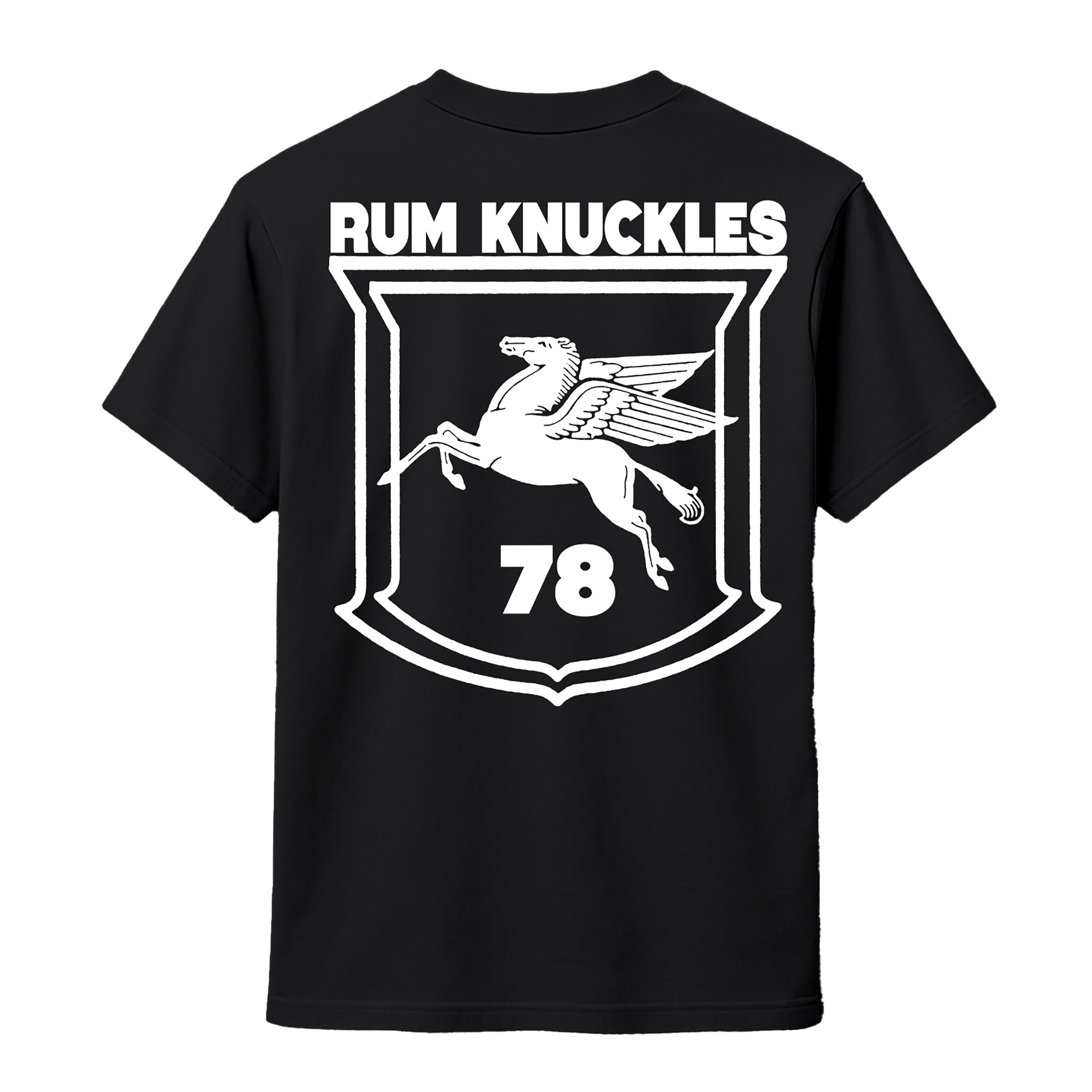 Rum Knuckles FLYING HORSE T-SHIRT