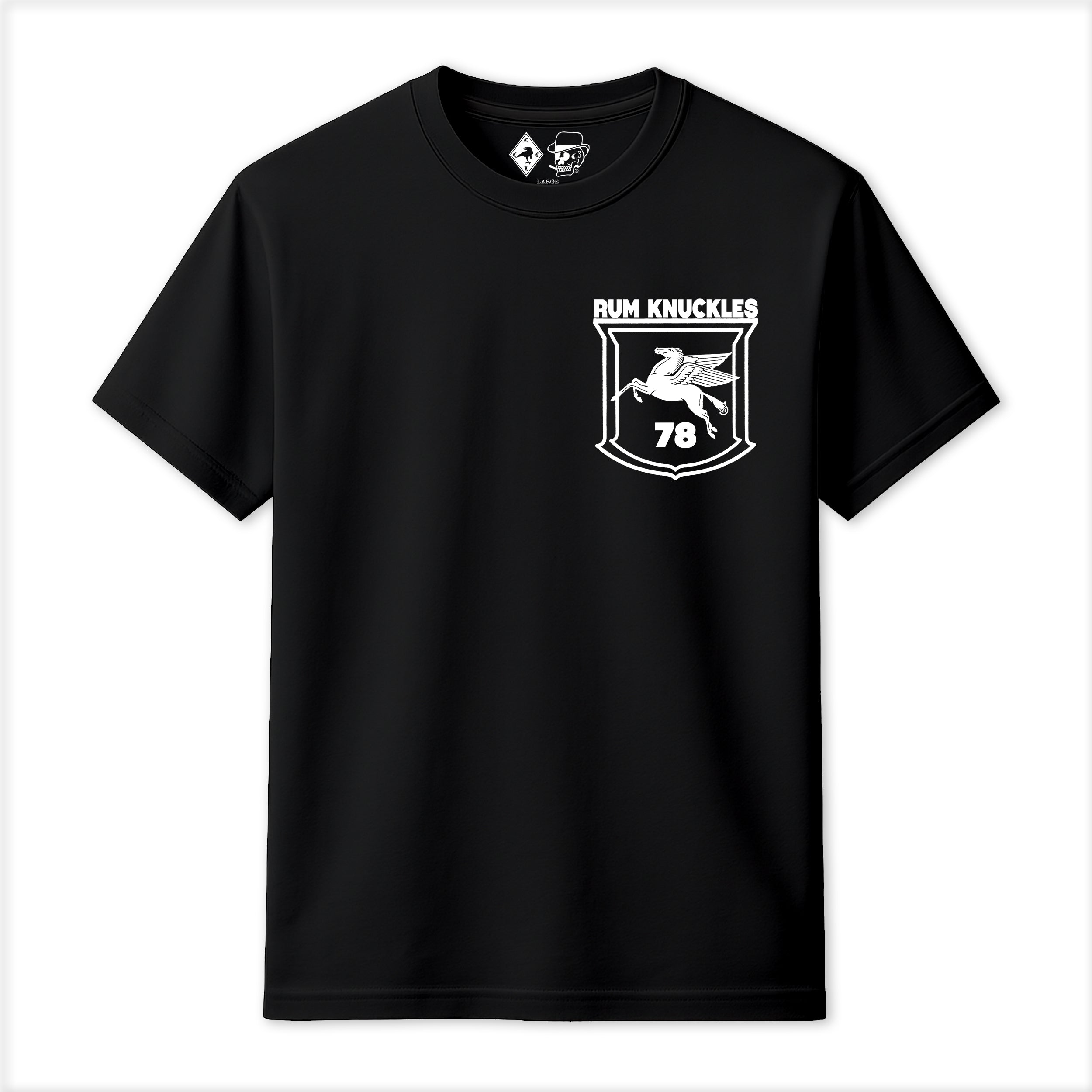 Rum Knuckles FLYING HORSE T-SHIRT