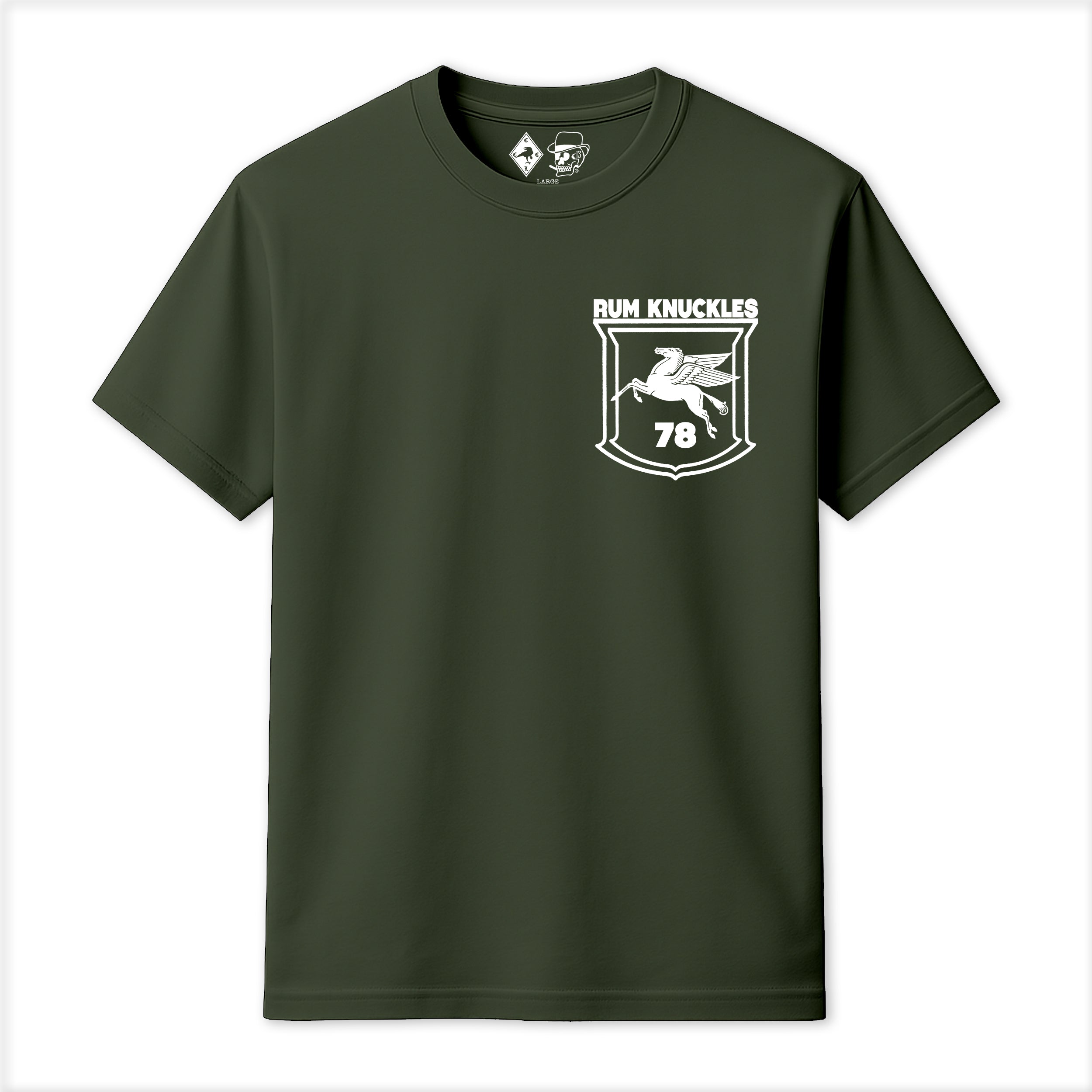 Rum Knuckles FLYING HORSE T-SHIRT